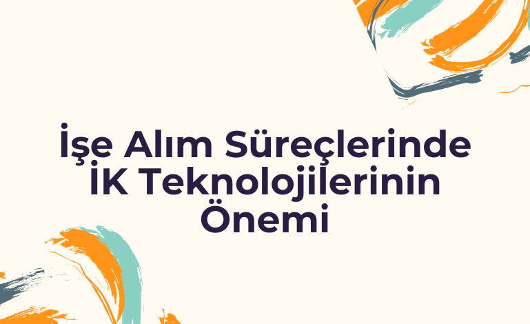 İnsan Kaynakları Teknolojileri